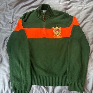 Polo Ralph Lauren PRL NYC Quarter Zip Sweater